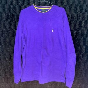 “Purple Ralph Lauren Sweater”